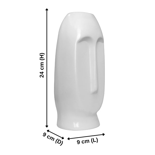 Human Face Glass Vase