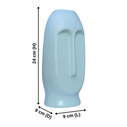 Human Face Glass Vase