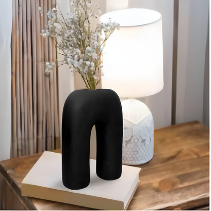 U shaped Glass Vase