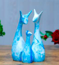 Multicolored Lucky Deer Decoration