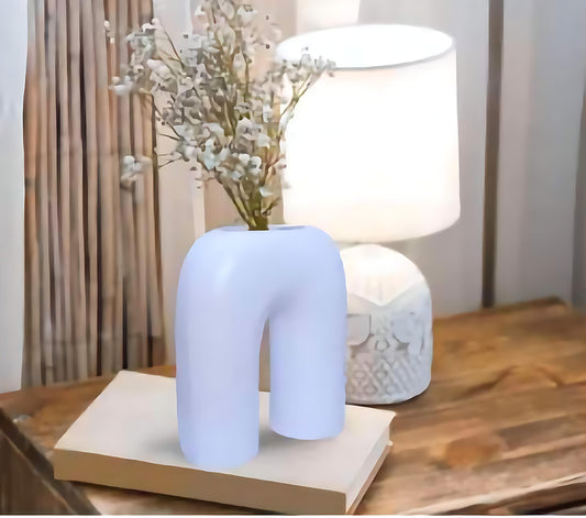 U shaped Glass Vase
